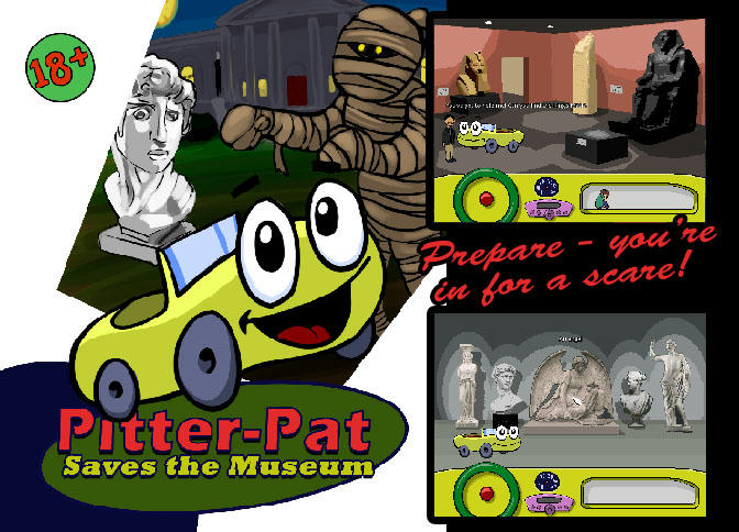 Pitter-Pat Saves The Museum box art